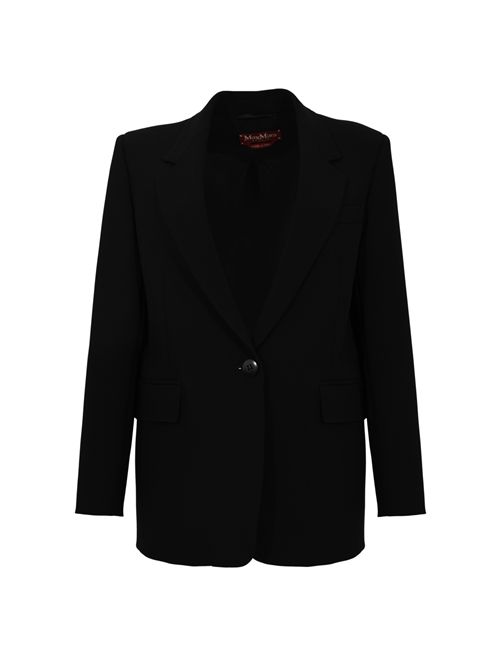Blazer monopetto MSTBOSCO in cady Nero MAX MARA STUDIO | 2616041025600001